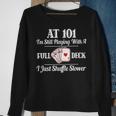 101St Birthday101 Year Old Cards Sweatshirt Gifts for Old Women