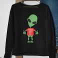Alien Humans Aren't Real Cute Ufo Sweatshirt Gifts for Old Women