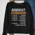 Arborist Arborist Hourly Rate Sweatshirt Gifts for Old Women