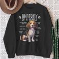 Beagle Anatomy Of A Beagle Dog Owner Cute Pet Lover Sweatshirt Gifts for Old Women