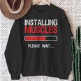 Bodybuilding Weightlifting Installing Muscle Sweatshirt Gifts for Old Women