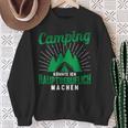 Camping Könnte Ich Hauptberuflich Machen Slogan Sweatshirt Geschenke für alte Frauen