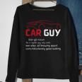 Car Guy Definition Sport Car Lover Car Guy Mechanic Sweatshirt Gifts for Old Women