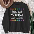 Chakra Yoga Lover Meditation Sport Pose Sweatshirt Gifts for Old Women