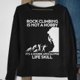 Climbing Zombie Escape Rock Climber Sweatshirt Gifts for Old Women