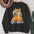 Croissant Quaso Meme Croissant Dog Meme Sweatshirt Geschenke für alte Frauen