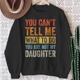 Dad Father And Daughter Matching Family Retro Vintage Sweatshirt Gifts for Old Women