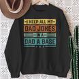 Dad Jokes Grandpa Dad A Base Fathers Day Sweatshirt Gifts for Old Women