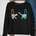 Dimensional Portal Cat Nerd Geek Sweatshirt Gifts for Old Women