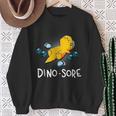 Dinosaur Workout Gym Fitness Lifting Cute Dino Sore Sweatshirt Gifts for Old Women