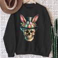 Easter Bunny Skull Egg Hunt Easter Day Sweatshirt Gifts for Old Women