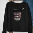 Emotional Support Ice Cream Sweatshirt Gifts for Old Women