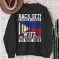 Filipino Husband Philippines Flag Roots Heritage Sweatshirt Gifts for Old Women