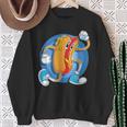 Foodie Hot Dog Lover Fast Food Franks Sausage Hotdog Sweatshirt Gifts for Old Women