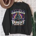 Gamers For Solar Eclipse For Gamer Boy And Girl Sweatshirt Gifts for Old Women