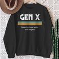 Gen X Raised On Hose Water And Neglect 1980S Style Sweatshirt Gifts for Old Women