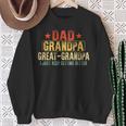 Great Grandpa For Fathers Day Dad Papa Grandpa Sweatshirt Gifts for Old Women