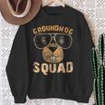 Groundhog Squad Happy Groundhog Day 2024 Sweatshirt Gifts for Old Women