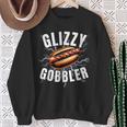 Hotdog Glizzy Gobbler Gladiator Lover Glizzy Gobbler Sweatshirt Gifts for Old Women