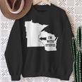 I'm With Stupid Minnesota Arrow From Wisconsin Sweatshirt Gifts for Old Women