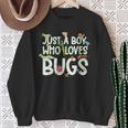 Insect Just A Boy Who Loves Bugs Boys Bug Sweatshirt Gifts for Old Women