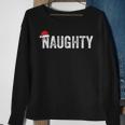 Matching Couples Naughty Nice Christmas His And Hers Sweatshirt Gifts for Old Women