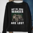 Offroad Truck 4X4 Not All Who Wander Are Lost Sweatshirt Gifts for Old Women