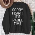 Padel Quote Paddle Tennis Player Vintage Racquet Ball Sweatshirt Gifts for Old Women