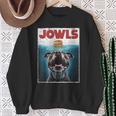 Pittie Pitbull Pit Bull Jowls Burger Bully Dog Mom Sweatshirt Gifts for Old Women