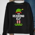 The Reading Elf Christmas Matching Party Book Reader Sweatshirt Gifts for Old Women