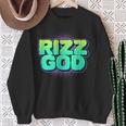 Rizz Rizzler Rizz God Slang Meme Trending Social Media Sweatshirt Gifts for Old Women