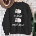 Sheep Unschaf Slogan Word Joke Sweatshirt Geschenke für alte Frauen