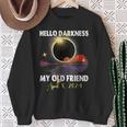Solare Eclipse 2024 For April 8 2024 Solar Eclips Sweatshirt Gifts for Old Women