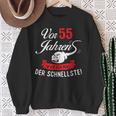 Vor 55 Jahren Der Schleftste Geburtstag Birthday Sweatshirt Geschenke für alte Frauen