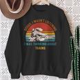 I Wasn't Listening I Was Thinking About Trains Vintage Sweatshirt Gifts for Old Women