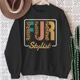 Fur Stylist Dog Grooming Puppy Groomers Sweatshirt Gifts for Old Women