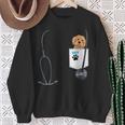 Future Veterinarian Costume Vet Outfit School Career Day Sweatshirt Gifts for Old Women