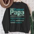 Gamer Papa Definition Gaming Pc Konsoleater Lustig Spruch Sweatshirt Geschenke für alte Frauen