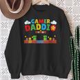 Gamer-Papa Retro-Gamer-Vater-Nostalgiepapa Level Aufsteigen Sweatshirt Geschenke für alte Frauen