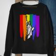 Gay Pride New York Lgbt Statue Of Liberty For New Yorker Sweatshirt Gifts for Old Women