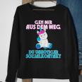 Geh Mir Aus Dem Weg Sweatshirt, Lustiges Anti-Sozialkontakt Design Geschenke für alte Frauen