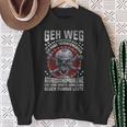 Geh Weg Ich Bin Ein Grumprischer Alter Mann Skull Sweatshirt Geschenke für alte Frauen