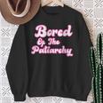 Gelangweilt Von Der Patriarchat Clothing Blue Sweatshirt Geschenke für alte Frauen
