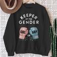 Gender Reveal Party Keeper Of Gender Boxing Sweatshirt Gifts for Old Women