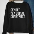 Gender Is A Social Construct Queer Spectrum Non-Binary Sweatshirt Gifts for Old Women