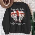 Georgia Alphabet Flag Slogan Motif Sweatshirt Geschenke für alte Frauen