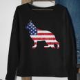 German Shepherd American Flag 4Th Of July Dog Sweatshirt Gifts for Old Women