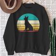 German Shepherd Vintage Retro Sunset Shepherds Dog Lovers Sweatshirt Gifts for Old Women