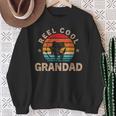 For Fathers Day Reel Cool Grandad Fishing Sweatshirt Gifts for Old Women