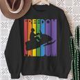 Snocross Snowmobiling Freedom Snowmobile Snow Rider Sweatshirt Gifts for Old Women